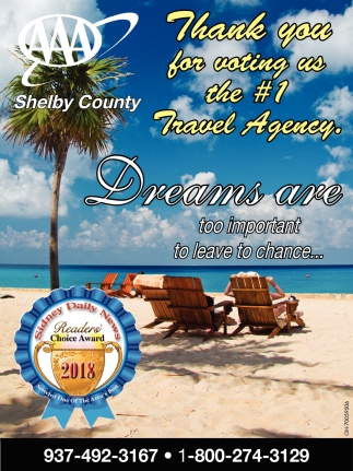 1 Travel Agency, AAA Shelby County, Sidney, OH